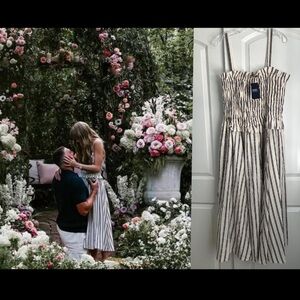 NWT - Taylor Swift Engagement Dress - Ralph Lauren Striped Silk-Blend Dress